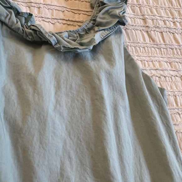 Crewcuts Light Blue Ruffle Dress - Picture 2 of 5